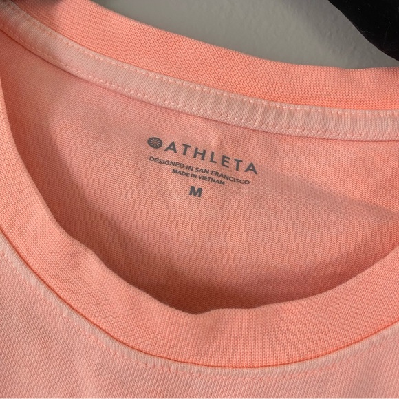 ATHLETA Coral Oversized Crop Tee - Picture 2 of 4